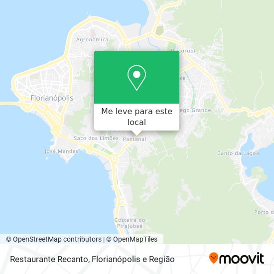 Restaurante Recanto mapa