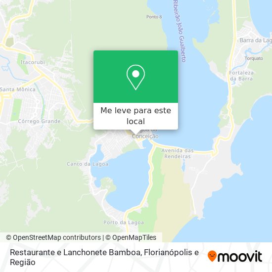 Restaurante e Lanchonete Bamboa mapa