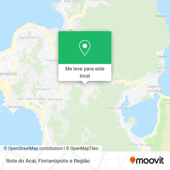 Rota do Acai mapa
