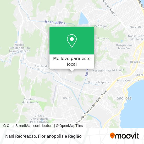 Nani Recreacao mapa