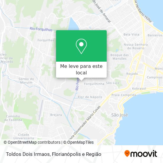 Toldos Dois Irmaos mapa
