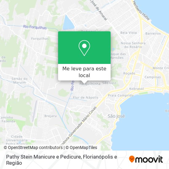 Pathy Stein Manicure e Pedicure mapa