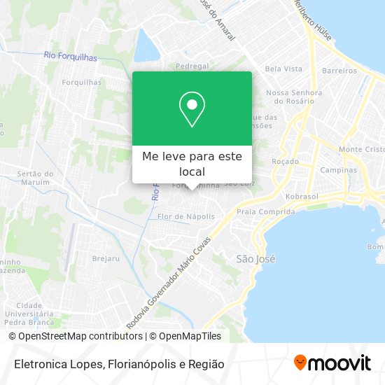 Eletronica Lopes mapa