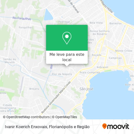 Ivanir Koerich Enxovais mapa