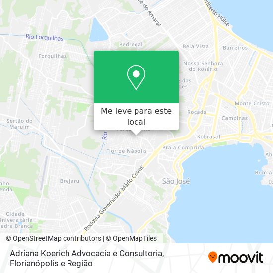 Adriana Koerich Advocacia e Consultoria mapa