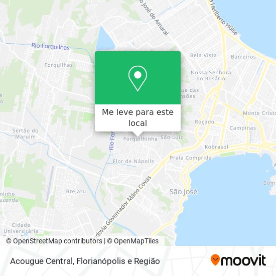 Acougue Central mapa