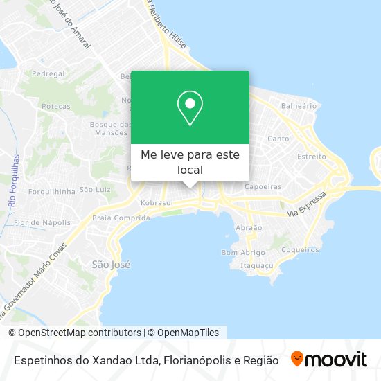Espetinhos do Xandao Ltda mapa