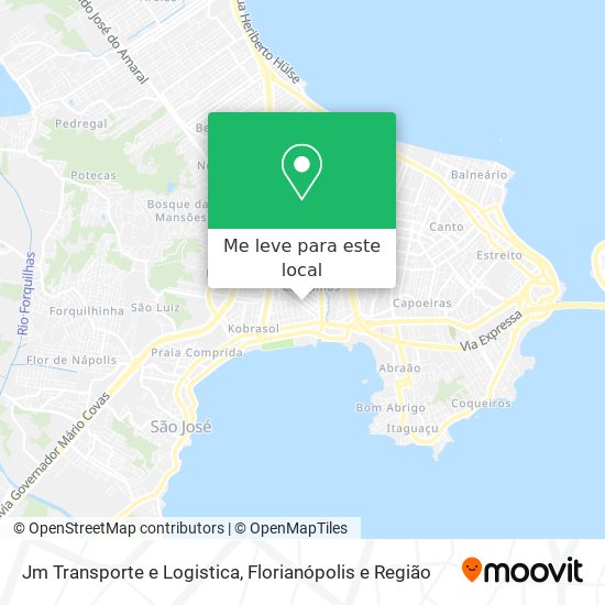 Jm Transporte e Logistica mapa