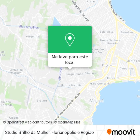 Studio Brilho da Mulher mapa