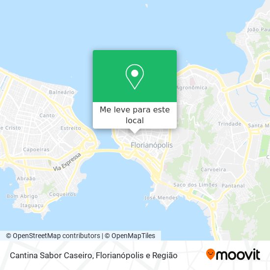 Cantina Sabor Caseiro mapa