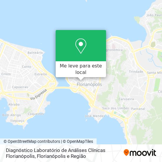 Diagnóstico Laboratório de Análises Clínicas Florianópolis mapa