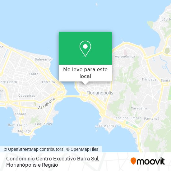 Condomínio Centro Executivo Barra Sul mapa