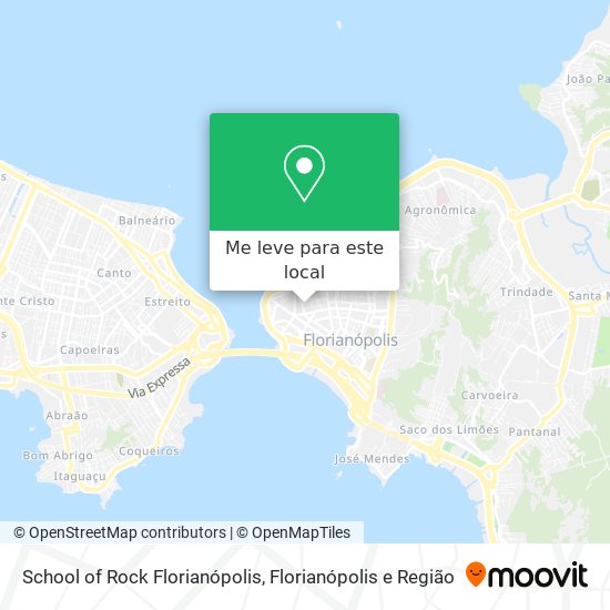 School of Rock Florianópolis mapa