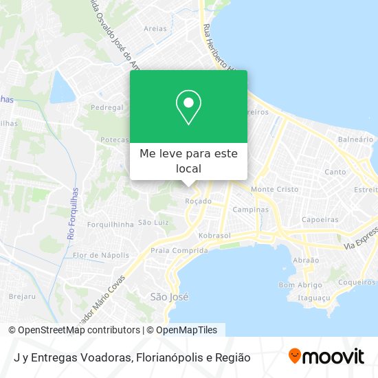 J y Entregas Voadoras mapa