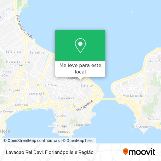 Lavacao Rei Davi mapa