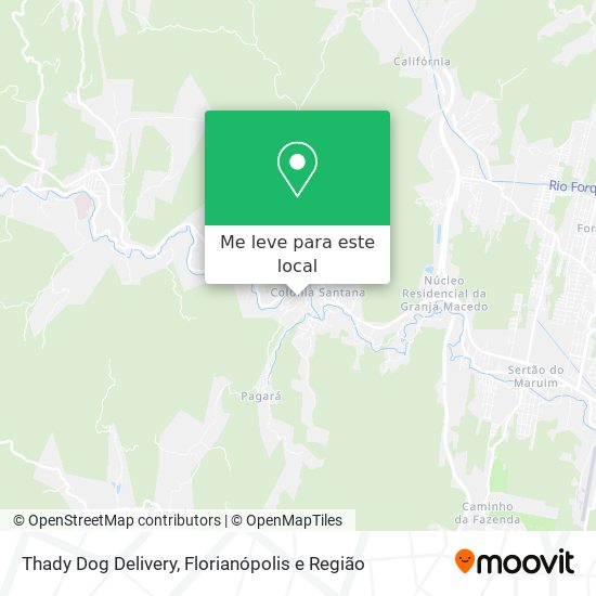 Thady Dog Delivery mapa