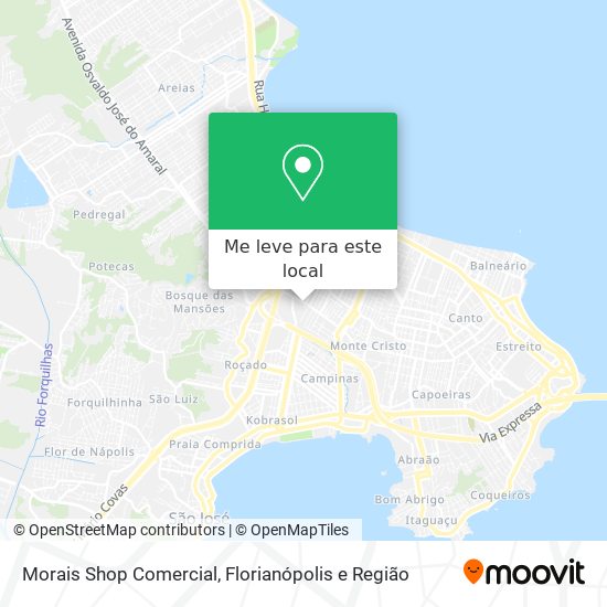 Morais Shop Comercial mapa