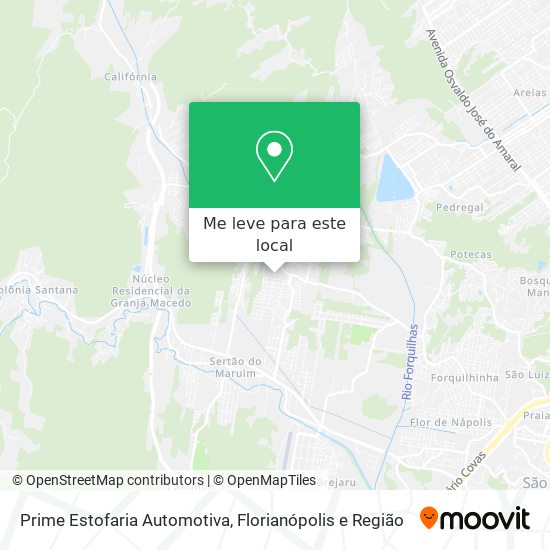 Prime Estofaria Automotiva mapa