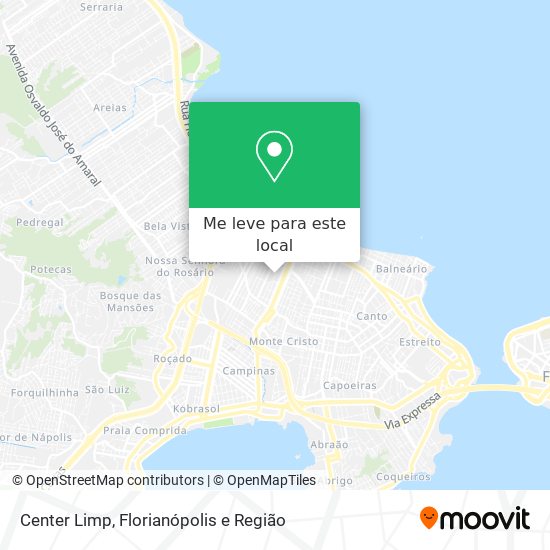 Center Limp mapa