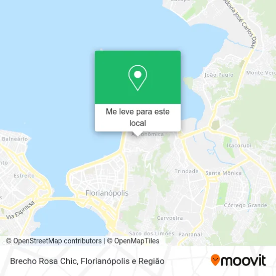 Brecho Rosa Chic mapa