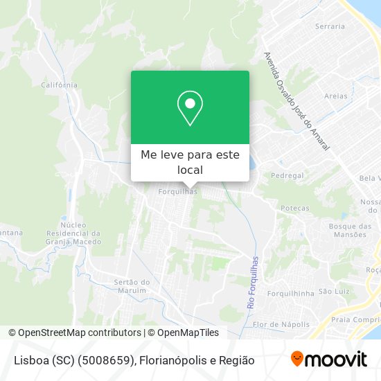 Lisboa (SC) (5008659) mapa