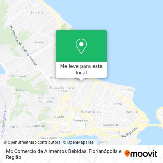 Mc Comercio de Alimentos Bebidas mapa