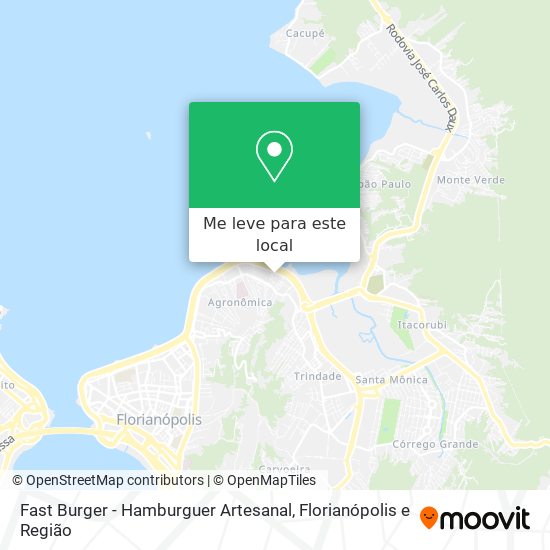 Fast Burger - Hamburguer Artesanal mapa