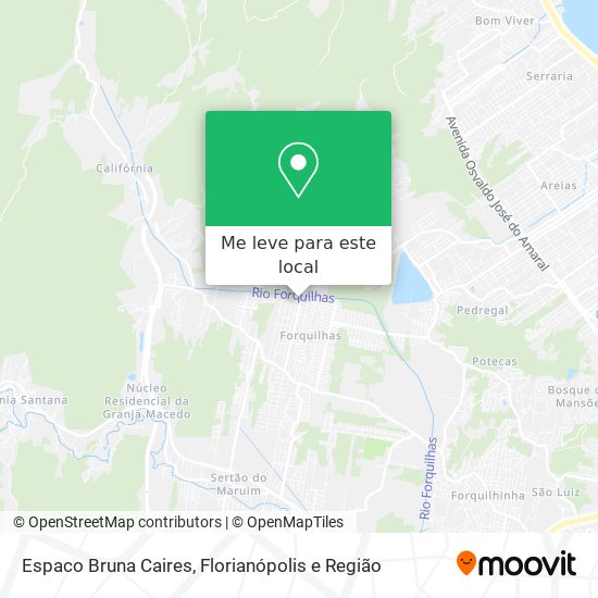 Espaco Bruna Caires mapa