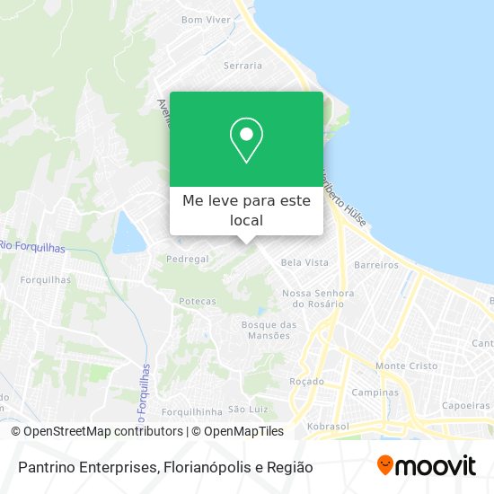 Pantrino Enterprises mapa