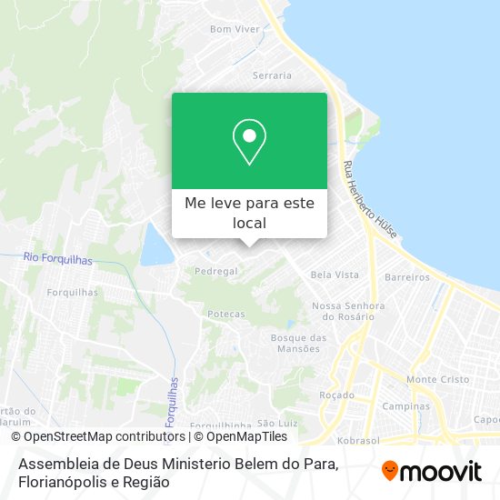 Assembleia de Deus Ministerio Belem do Para mapa