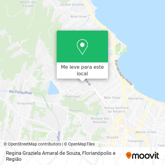 Regina Graziela Amaral de Souza mapa