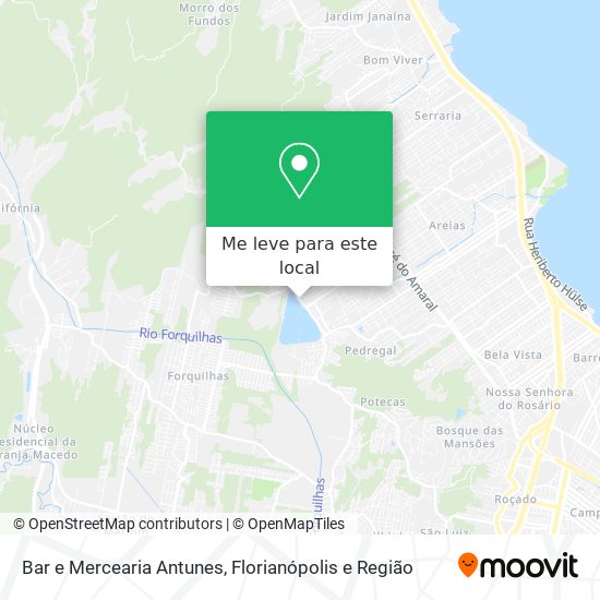 Bar e Mercearia Antunes mapa