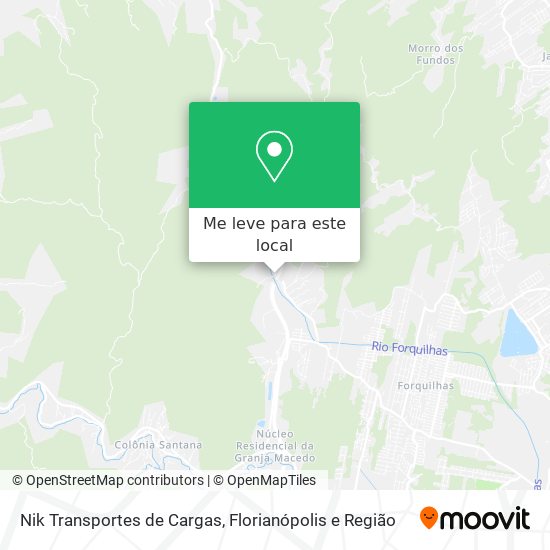 Nik Transportes de Cargas mapa