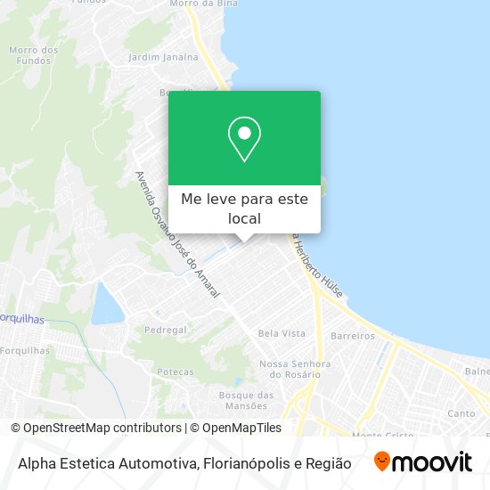 Alpha Estetica Automotiva mapa