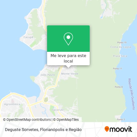 Deguste Sorvetes mapa