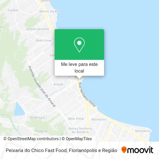 Peixaria do Chico Fast Food mapa