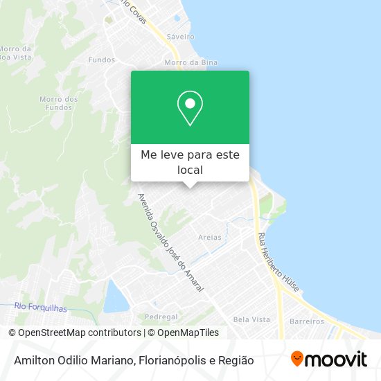 Amilton Odilio Mariano mapa