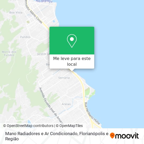 Mano Radiadores e Ar Condicionado mapa