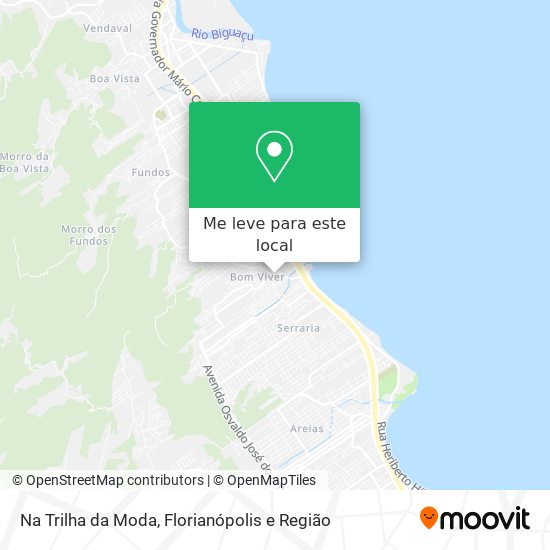 Na Trilha da Moda mapa