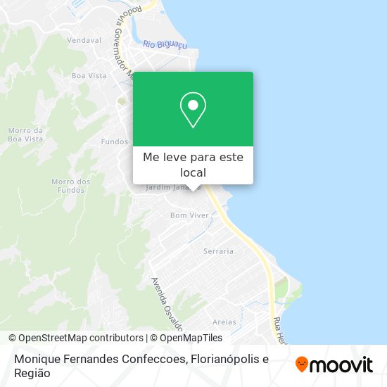 Monique Fernandes Confeccoes mapa