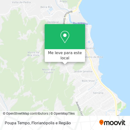 Poupa Tempo mapa