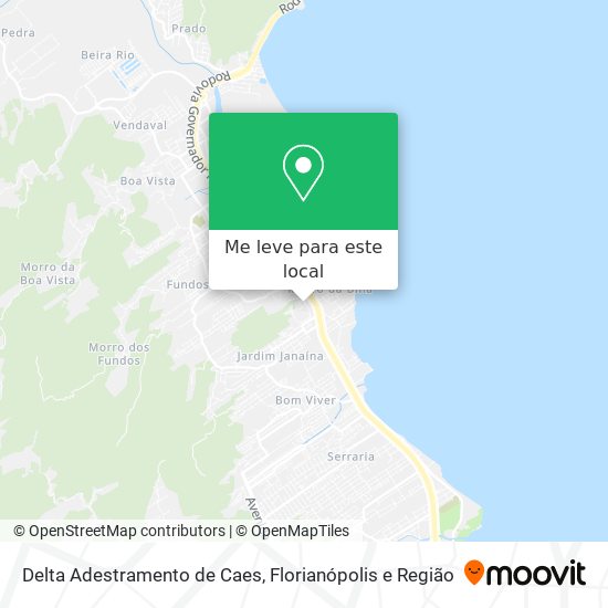 Delta Adestramento de Caes mapa