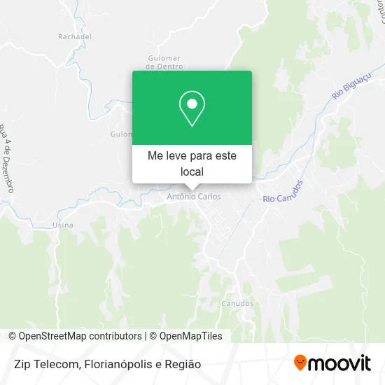 Zip Telecom mapa