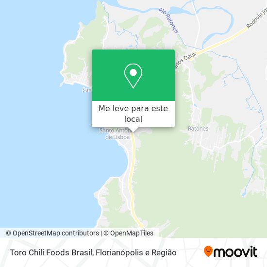 Toro Chili Foods Brasil mapa