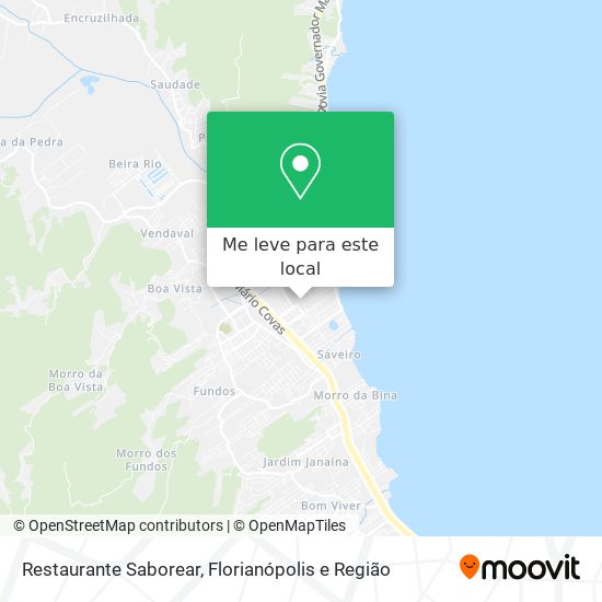 Restaurante Saborear mapa