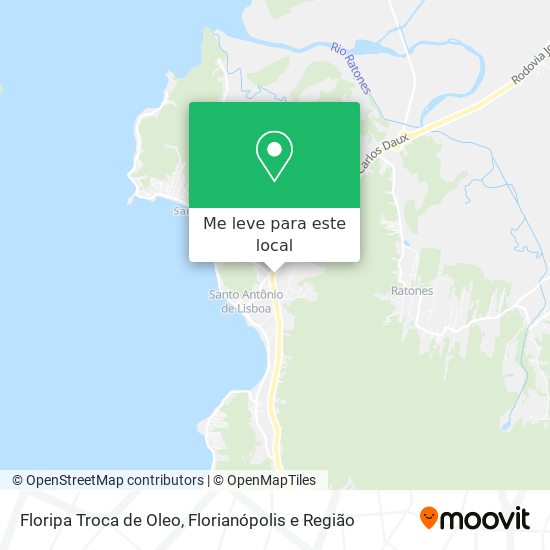Floripa Troca de Oleo mapa