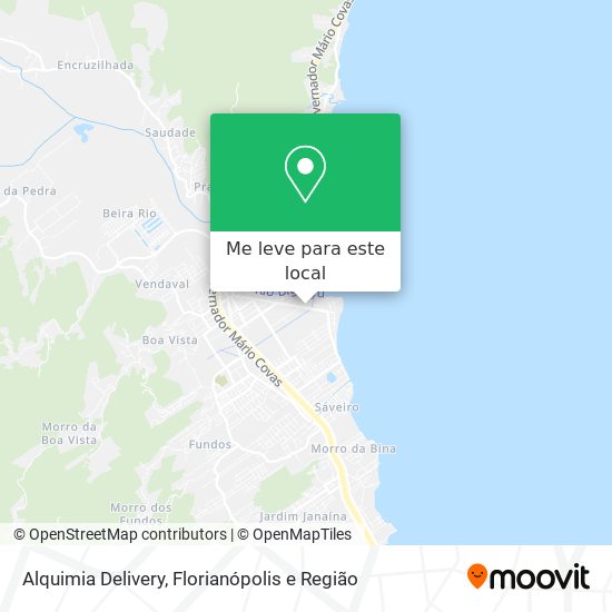Alquimia Delivery mapa