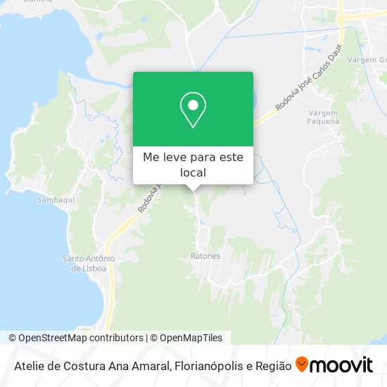 Atelie de Costura Ana Amaral mapa