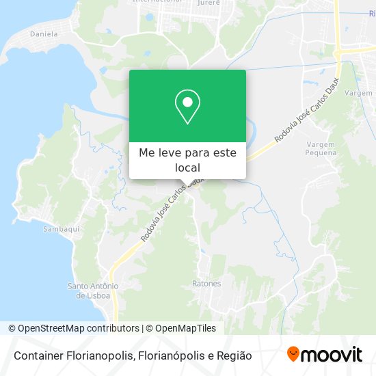 Container Florianopolis mapa
