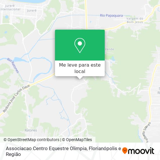 Associacao Centro Equestre Olimpia mapa